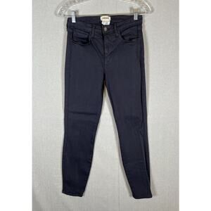 L'Agence Jeans Womens size 27 Margot High Rise Skinny Ankle Gray Stingray